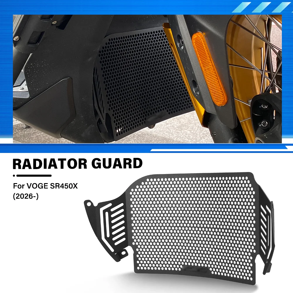 SR450X Radiator Guard Motorcycle Aluminum Engine Cover Protector Grille Guard FOR VOGE SR 450 X 2026- Motorcycle Accessories