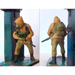 1/35 Resin Model Kits Modern Military Soldier Biochemical Special Forces Resin Model Figure GK