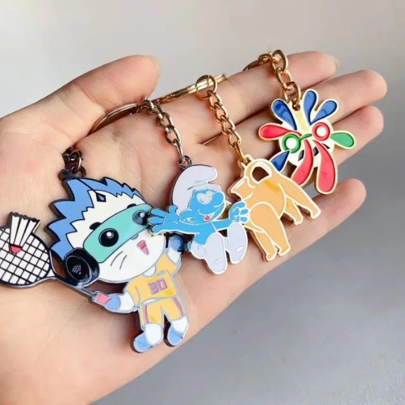 Custom Enamel Keychain Company Logo Personalized Icon Keychain Team Gift Souvenir Pendant Memorial Gifts