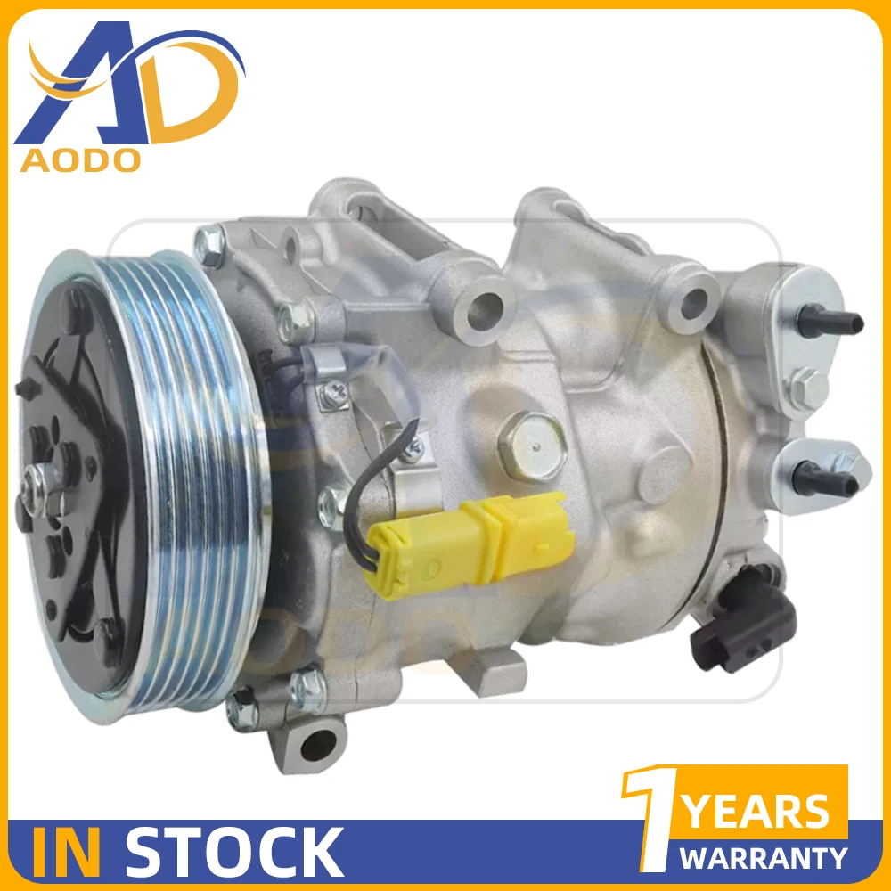 SD7C16 AC Compressor For Peugeot 407 508 For Citroen C5 C6 9683055180 9800840380 9656574080 9660555380 9683055180 6453RE 6453PP