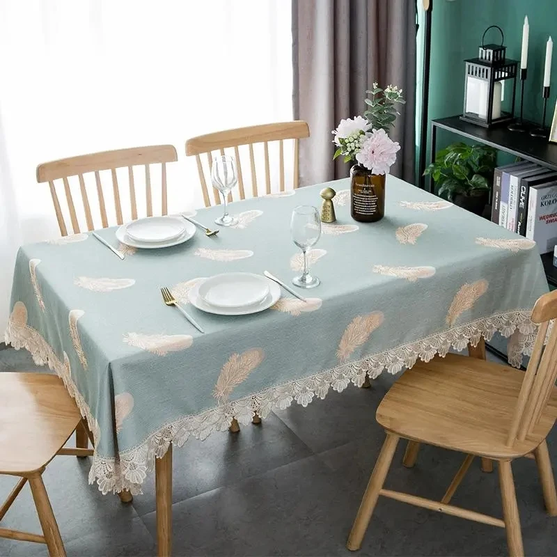 

Four Seasons Universal Jacquard Tablecloth Home Dining Room Hotel Banquet Decoration Tablecloth 1Piece Rectangular Table Cloth
