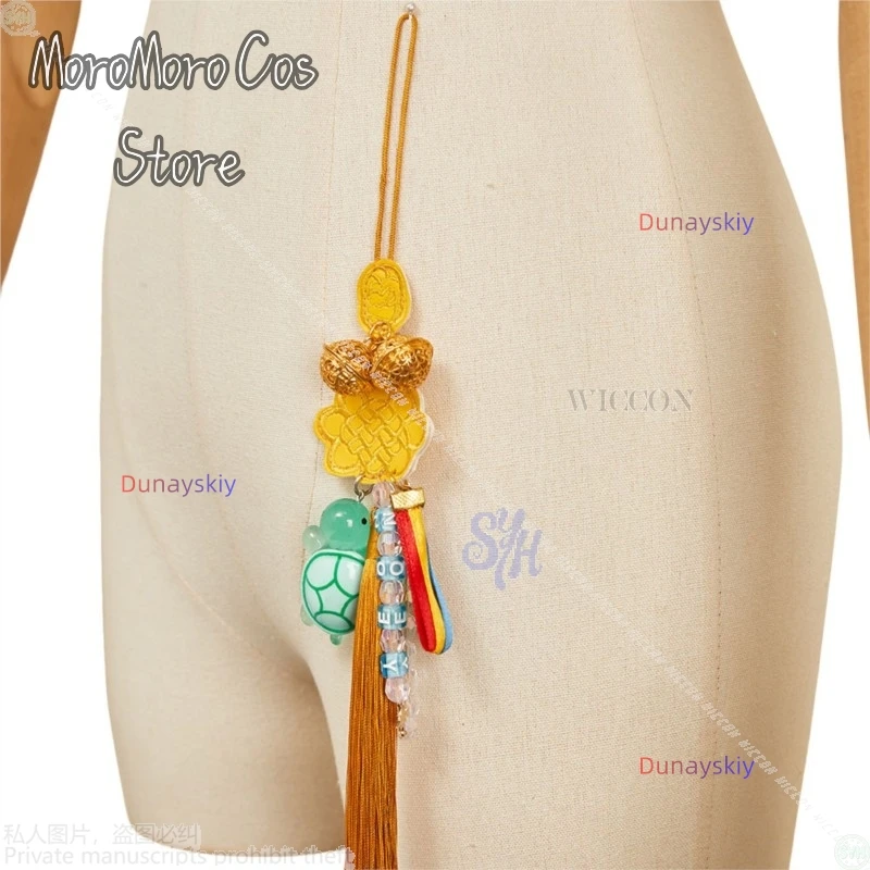 Kpop شيطان زوي تأثيري أنيمي كوسبفريس فيزان لطيف الصينية عقدة الدعائم لطيف السلاحف زوي اسم قلادة جيراي كي الفتيات الدعائم هالوين كوس #4