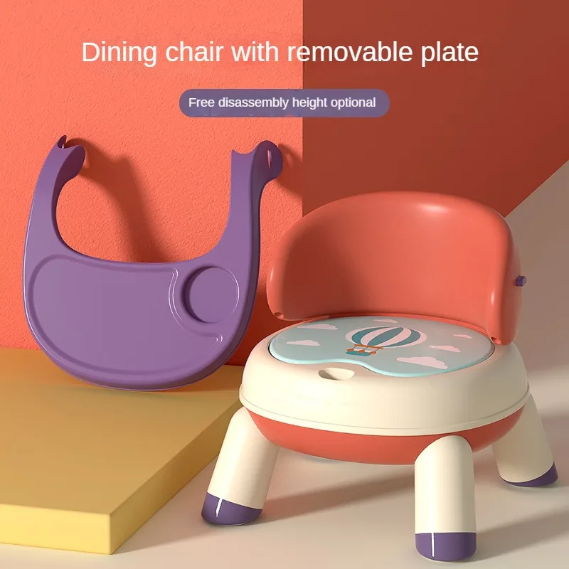 متعددة الوظائف كرسي بلاستك الطفل السبر كرسي الأطفال انفصال قابل للتعديل الطعام كرسي مع لوحة بالجملة #3