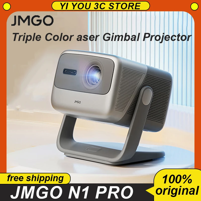 

Jmgo N1 Pro Triple Color Laser Projector 1080p Gimbal 3d Smart Android Tv 11 Video Beamer Cinema Home Theater 1500cvia Custom