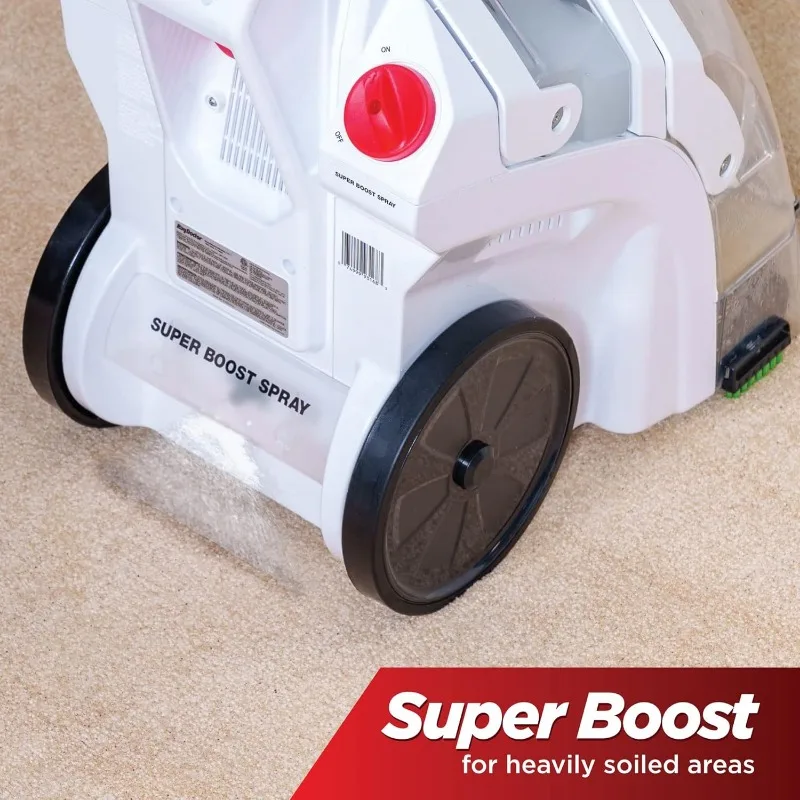 Pet TruDeep Carpet Cleaner, ferramenta de estofamento, melhor poder de sucção da categoria, escova dupla, tecnologia de ação cruzada