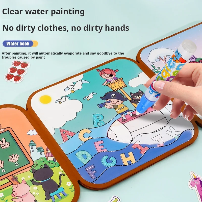 Magical Water Painting Book Cloth Book Repeated Doodling And Toys Early Education Enlightenment In Kindergarten