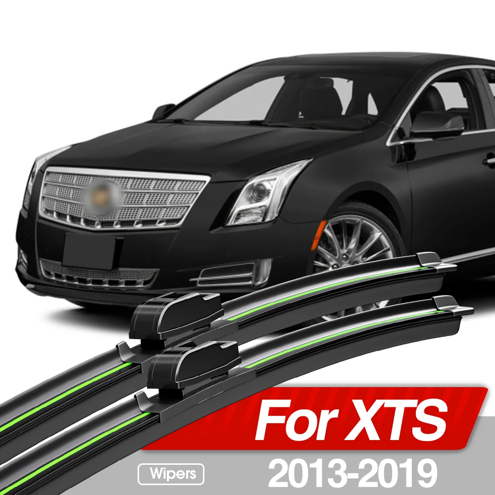 For Cadillac XTS 2013-2019 2014 Front Windshield Wiper Blades 2pcs Windscreen Window Accessories 2015 2016 2017 2018