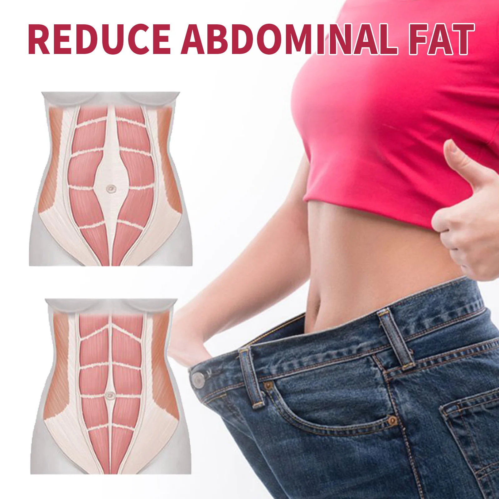 Abdominal Tightening Patch: Slimming Abdomen, Relieving Constipation, Shaping Excess Fat, Navel Patch with Body Shaping Care