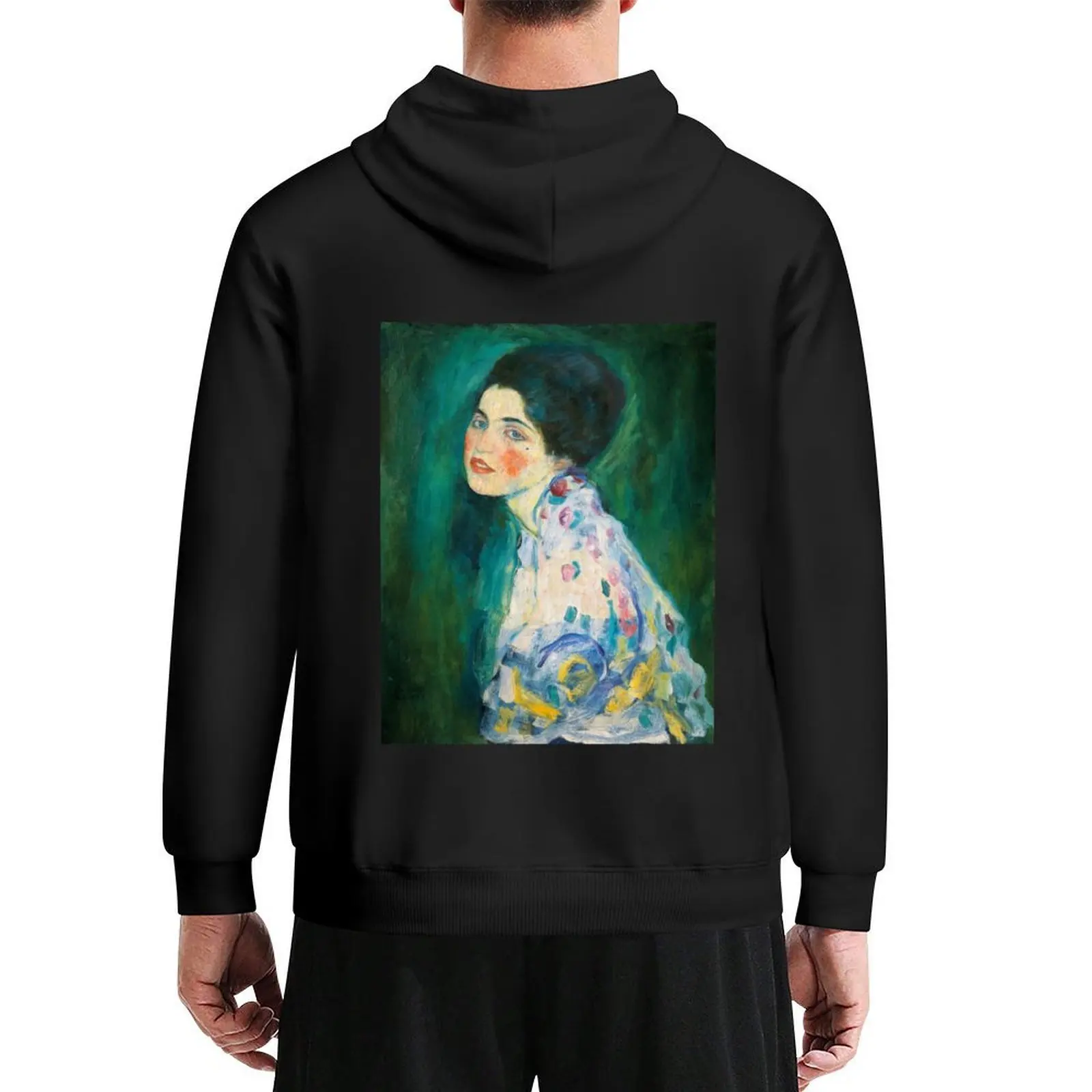 

Gustav Klimt’s painting Portrait of a Lady Hoodie autumn hooded shirt mens clothing japanese hoodie
