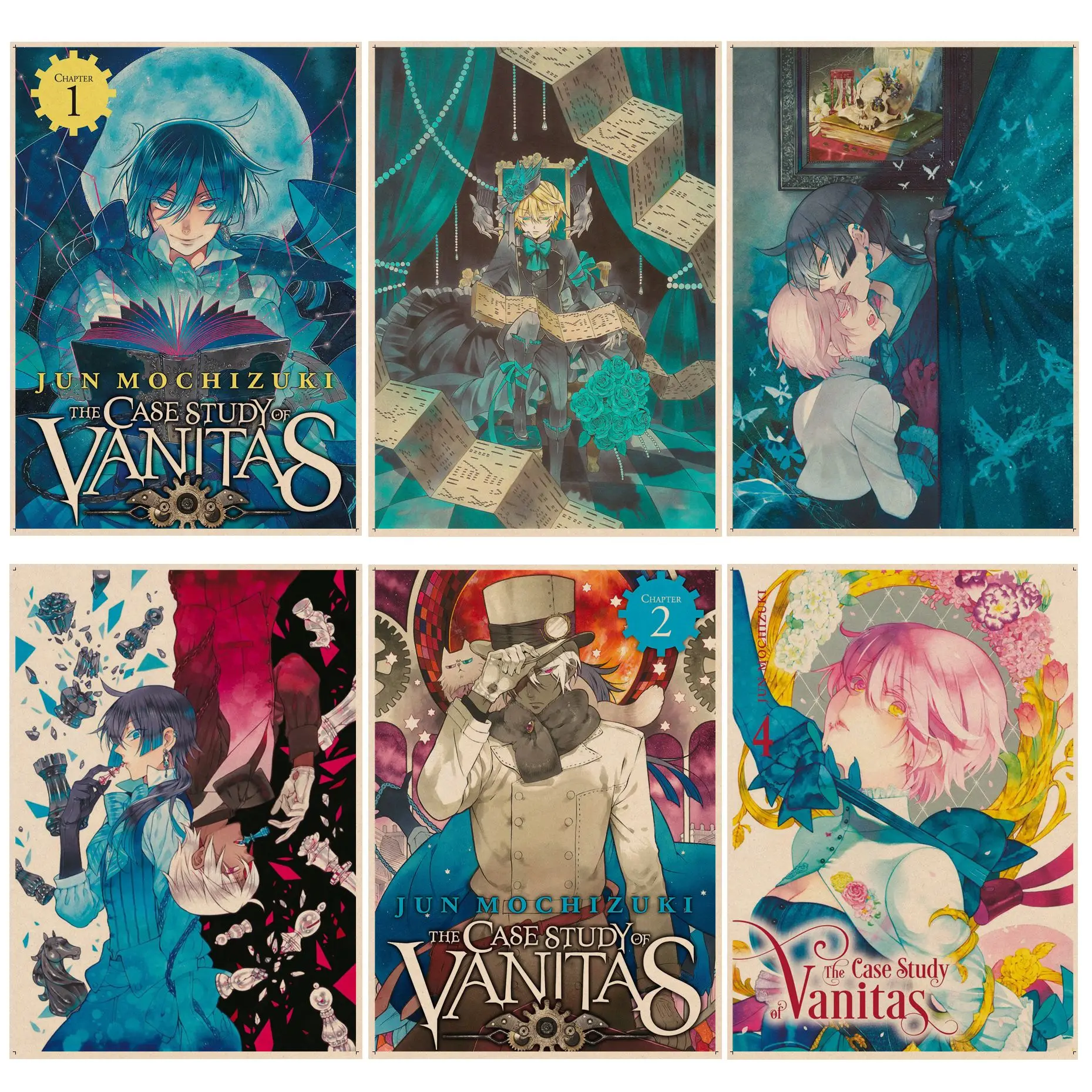 Anime The Case Study of Vanitas Anime Posters Kraft Paper Prints and Posters Kawaii room decor