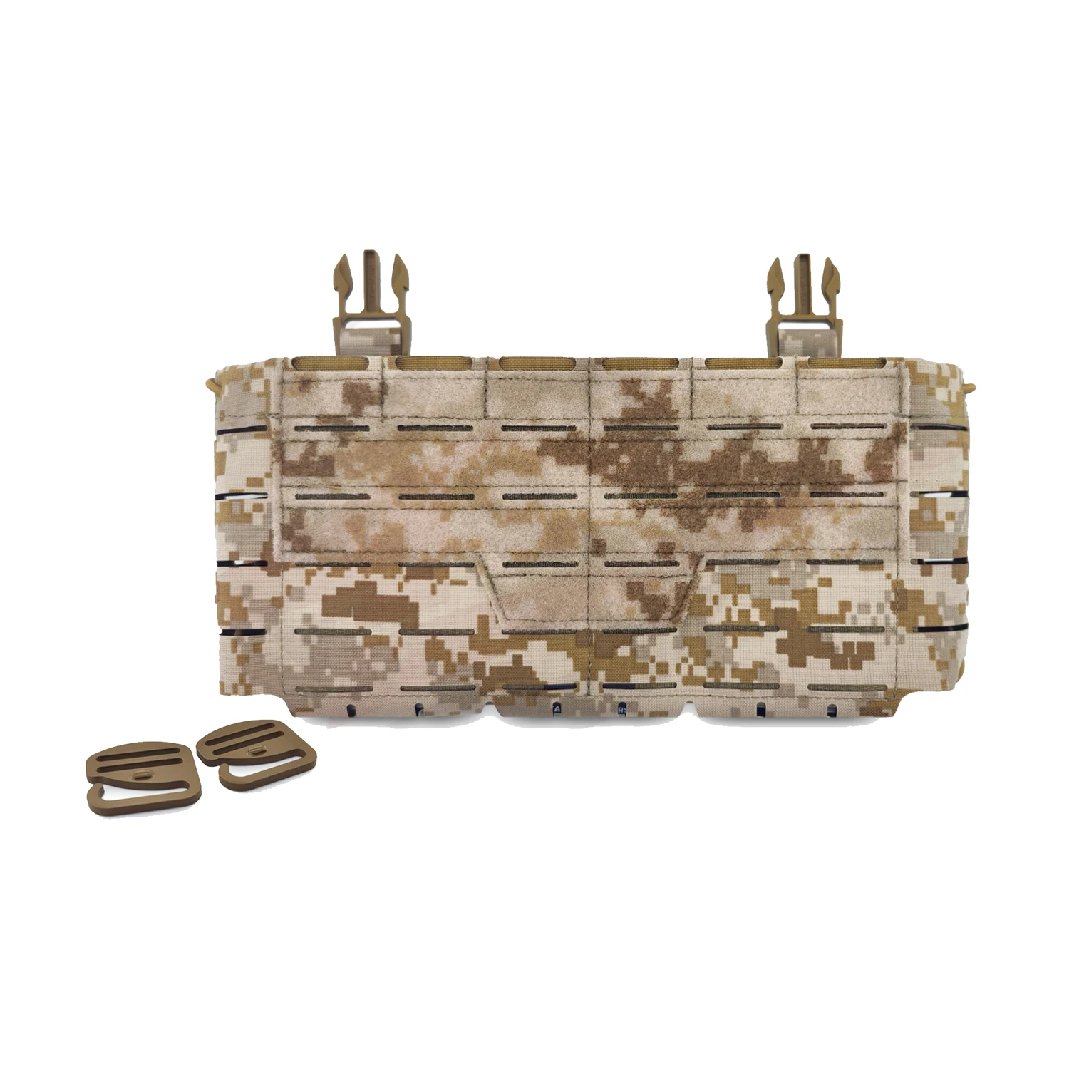 SC Front Panel V4 Vest Chest Hanging Expansion Bag Tactical Magazine Pouch Airsoft Triple 5.56 Molle Conversion Mag Pouch Gear - view 2