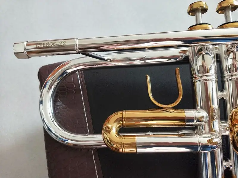 2024 Hot New LT180S-72 Bb Trumpet Silver Plated B Flat Professional Trumpet Top Musical Instruments Brass