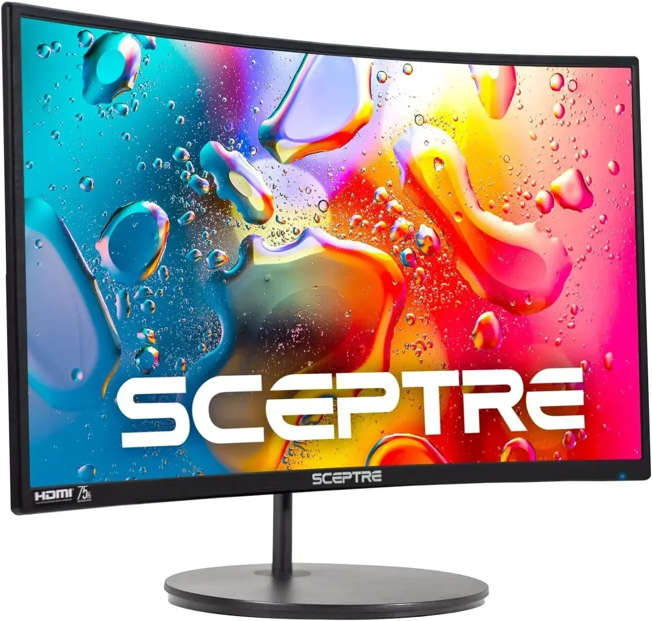 NEW.Curved 24-inch Gaming Monitor 1080p R1500 98% sRGB HDMI x2 VGA Build-in Speakers, VESA Wall Mount Machine Black