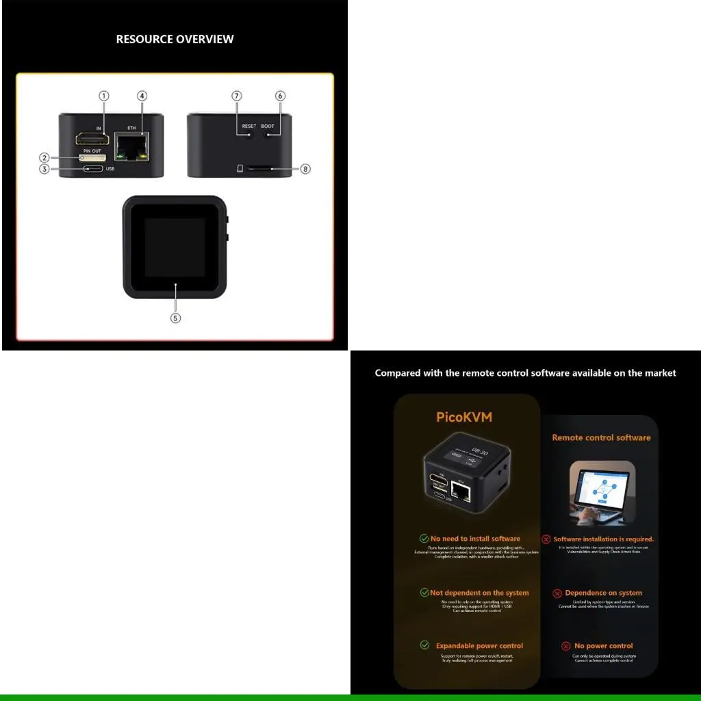 U55C IT Administrator Tool Remote KVM Change For Multiple Computer Management And Arrange