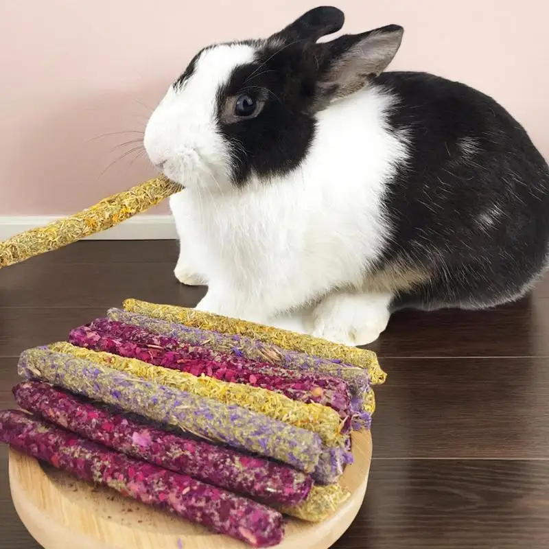 Chinchilla Chew Sticks Natural Rabbit Chew Toys Healthy Interactive Treats Teeth Grinding Toys For Small Animals Squirrel view 6