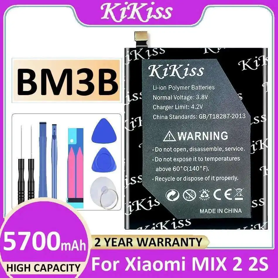 

5700Mah Premium Replacement For Xiaomi Mix 2 2S High Performance Mobile Phone Battery BM3B