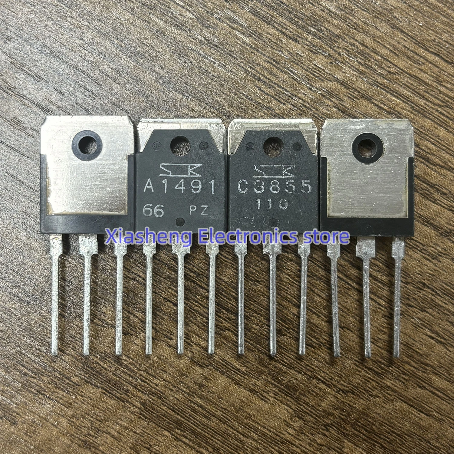 

New Original 2Pairs 2SA1491 A1491 + 2SC3855 C3855 TO-3P Audio Amplifier Transistor In Stock