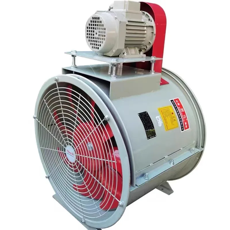

kt40 axial flow fan motor external industrial dust removal explosion-proof paint spray room high temperature resistant