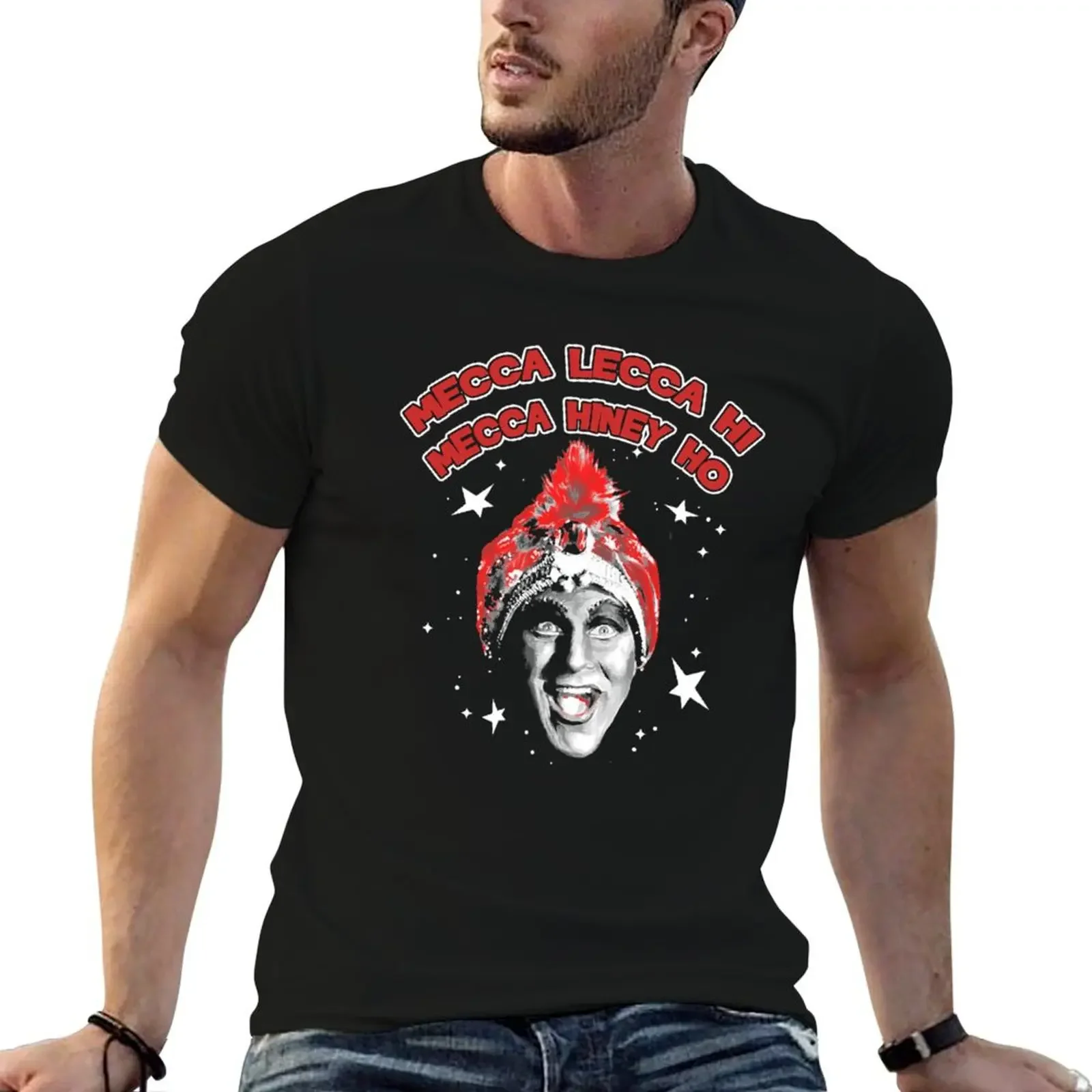 

Vintage Retro Mecca Lecca Hi Pee Wee Herman Big Adventure 44Jambi80S Tv T-Shirt summer tops quick drying workout shirts for men