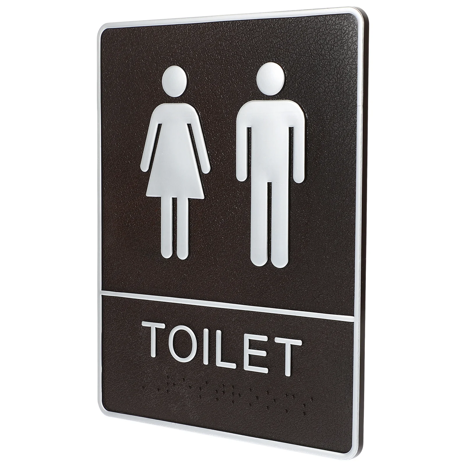Samoprzylepna tabliczka ABS do łazienki, znak na drzwi toalety do domu, hotelu, sklepu, tabliczka identyfikacyjna do toalety