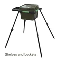 Bucket with stand