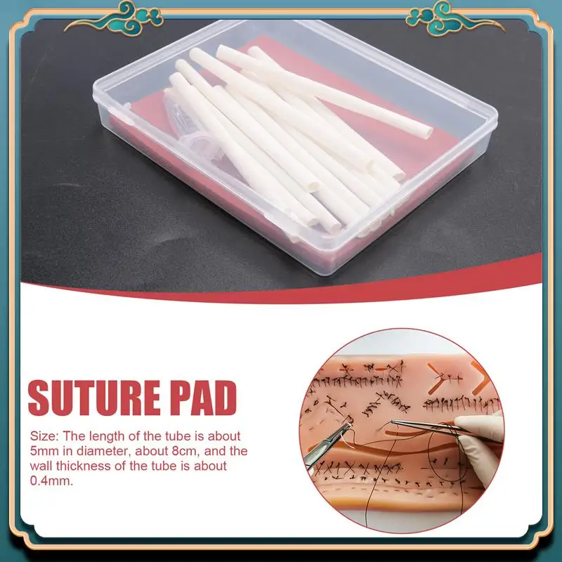 ABJG-Complete Suture Practice Kit, Microscopy Vascular Anastomosis Suture Practice Model Training , Does Not Easily Break