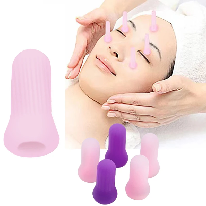 Silicone Vacuum Suction Cup Massage Kit Massage Body Cup Facial Massage Suction Cup Anti-cellulite Vacuum Massager