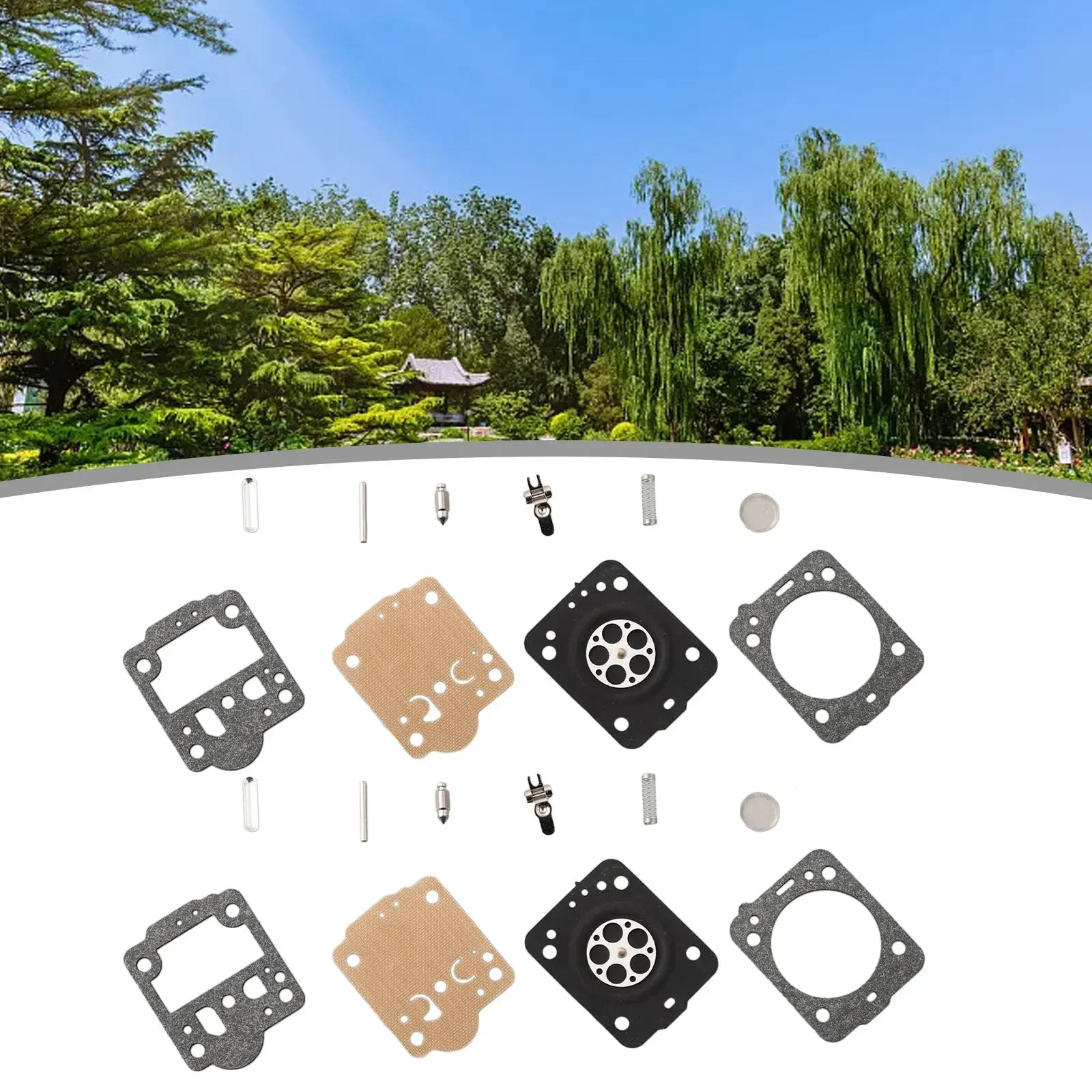 Imagem -02 - Kit de Reparo de Carburador Peças para Husqvarna 235 236 240 440 135 140 440e para Cs2240 Cs2240 s Motosserra Carb Junta Diafragma