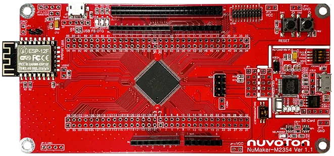 

NuMaker-M2354 Nuvoton new tang NuMaker development board