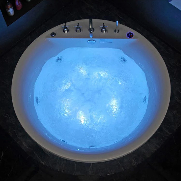

Inground Spa Round Bathtub With Douche Multijet Built-in Jakozy Whirlpoo Bath Tub 62733
