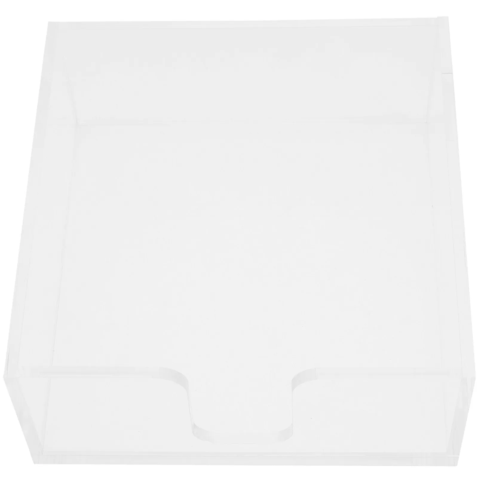 

Clear Acrylic Napkin Holder for Paper Cloth Napkins Stable Desktop Napkin Storage Dispenser Home Office Restaurant Decor