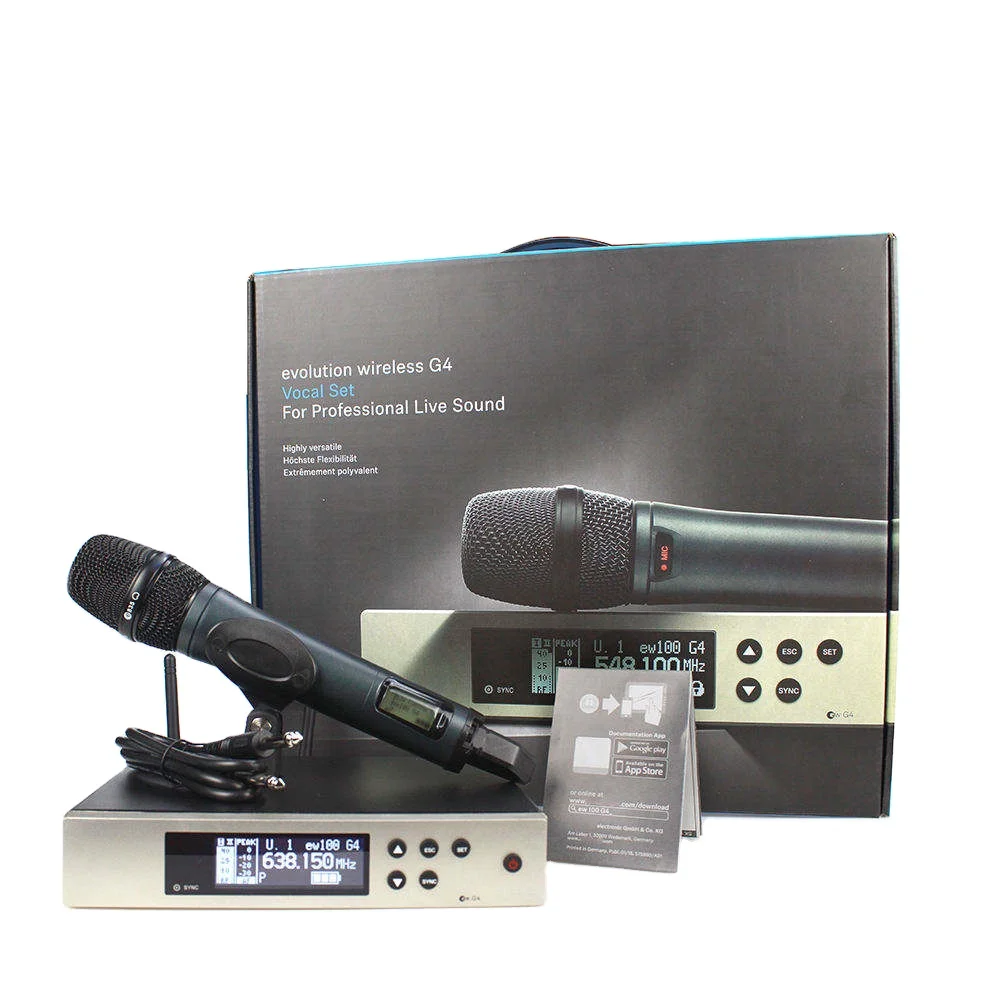 

EIF Microfono Profecional EW135G4 EW100 G4 UHF Sistema Inalambrico Con EW100G4 Recepdor E835 Microfono Black Wireless Microphone