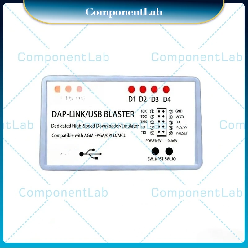 Для AGM DAP-LINK поддерживает специальный загрузчик/эмулятор/офлайн FPGA/CPLD/MCU (с корпусом)
