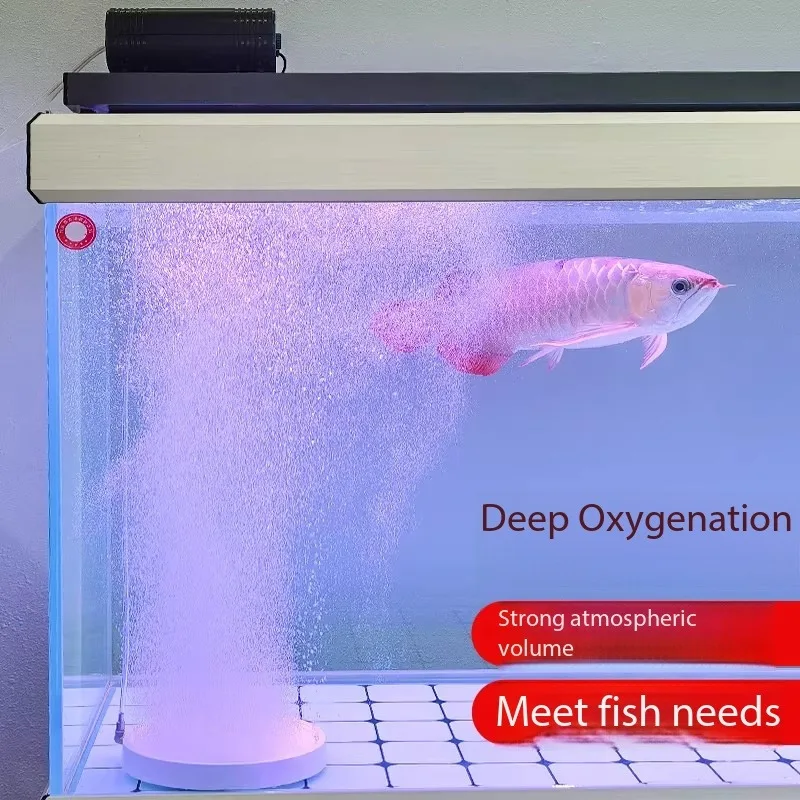 Aquarium Fish Tank Oxygen Pump Ultra-Quiet Energy Saving Eco-Friendly Lightweight Durable Aerator
