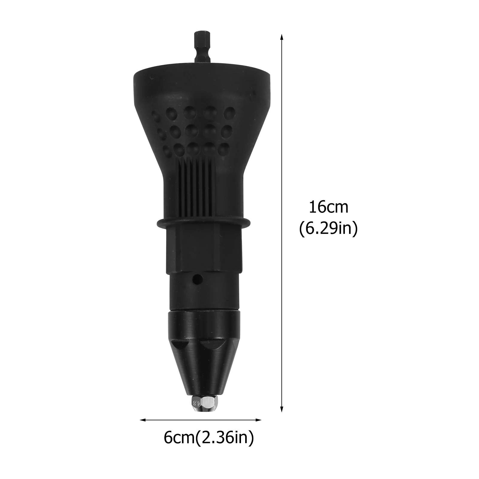 1 Set Electric Rivet Riveter Nut Shooter Adapter Cordless Drill Portable Power Machine Tool Plastic Durable High Strength Air