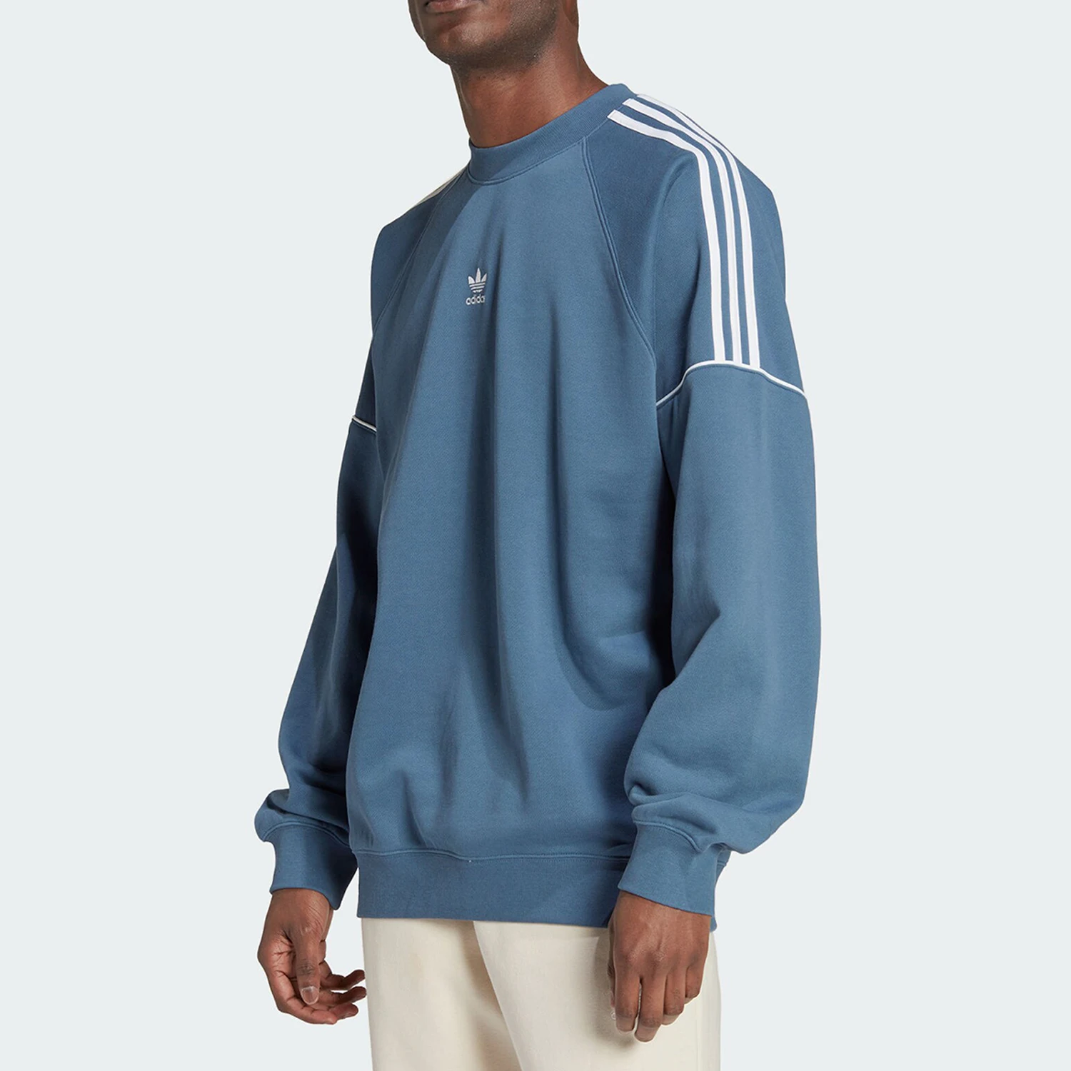 

Оригинальная мужская повседневная толстовка Adidas Clover с круглым вырезом и свободным кроем HK7345