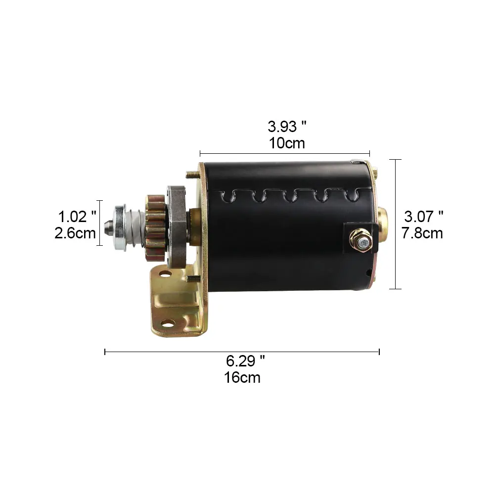 14 zębów Rozrusznik 12 V do Briggs And Stratton 18,5 18 18,5 17 16,5 16 14 KM John Deere La105 L107 La115 Se501860693551