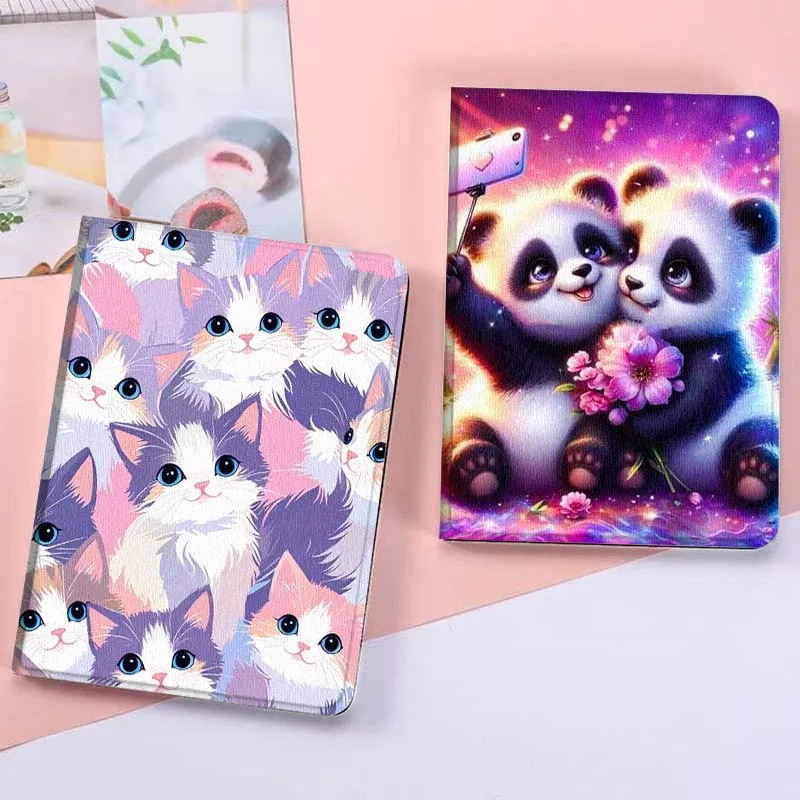 

Популярный чехол для планшетов с дизайном кошки и панды, мультяшный подарок для Xiaoxin Lenovo Tab Pad K11 K10 M10 P11 3rd Plus Pro Legion Y700 Y900 Gen4 2