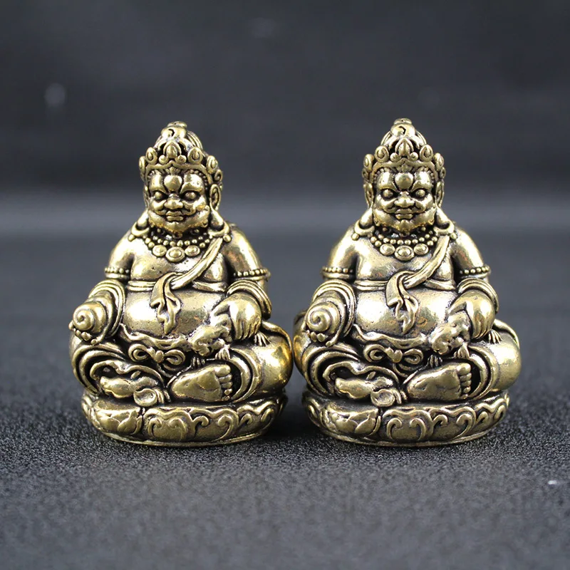 1/2pcs Different Tibetan solid copper small-inch Buddha mini ornament desktop decoration