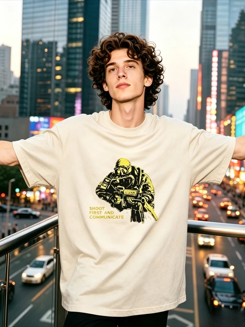 2026 New Men's Special Operations Graphic T Shirt Tactical Skull Black Oversized Military Streetwear Casual Tee