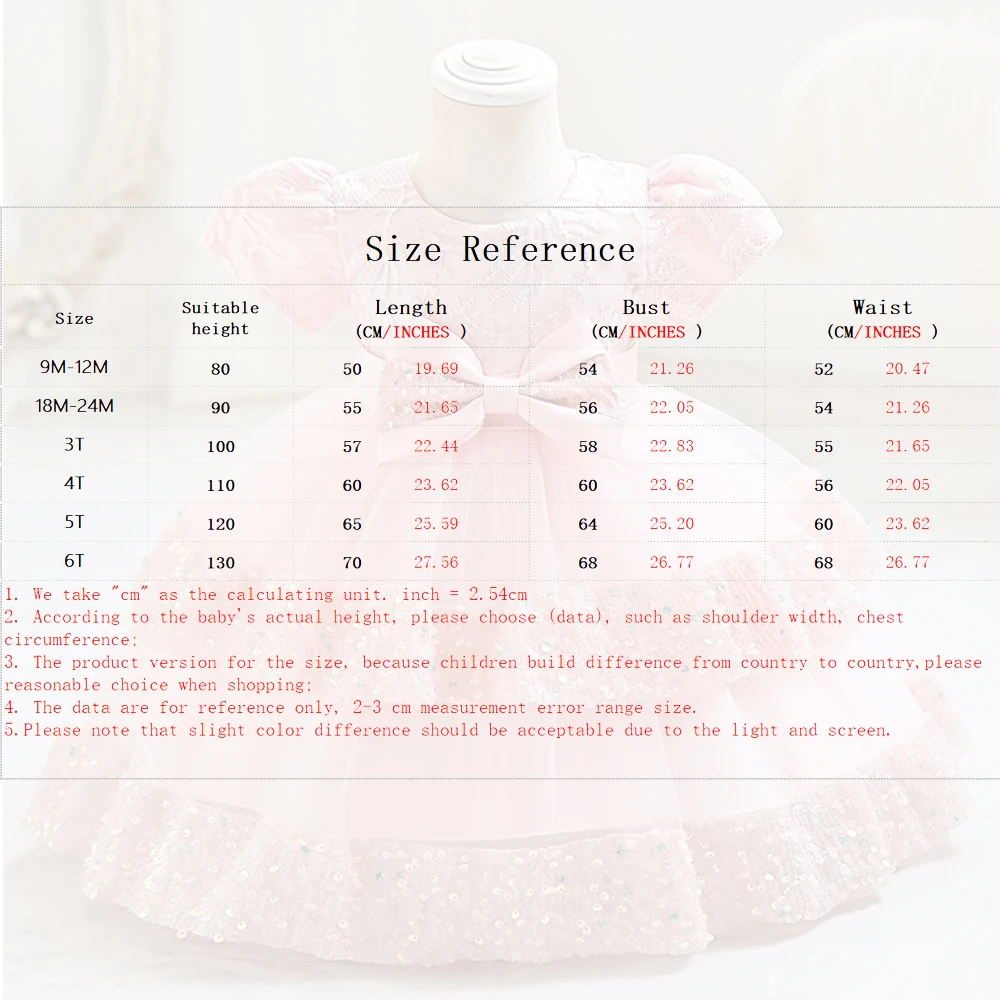 2024 opular baby girl birthday party dress 9 months to 5 year old Princess Christmas party Christmas Party Party Cake eveni