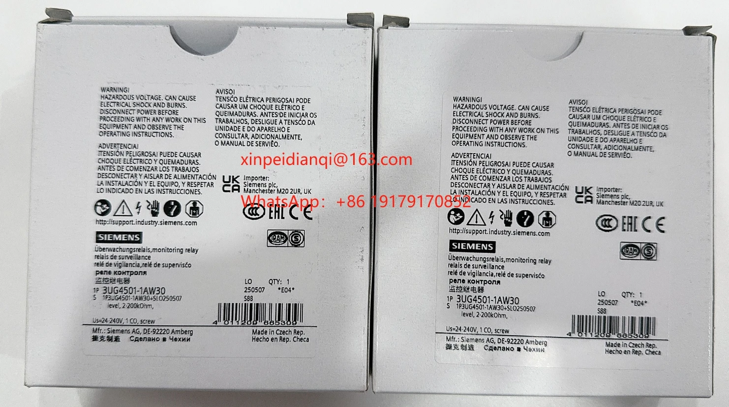 

Original Relay 3UG4501-1AW30 In stock