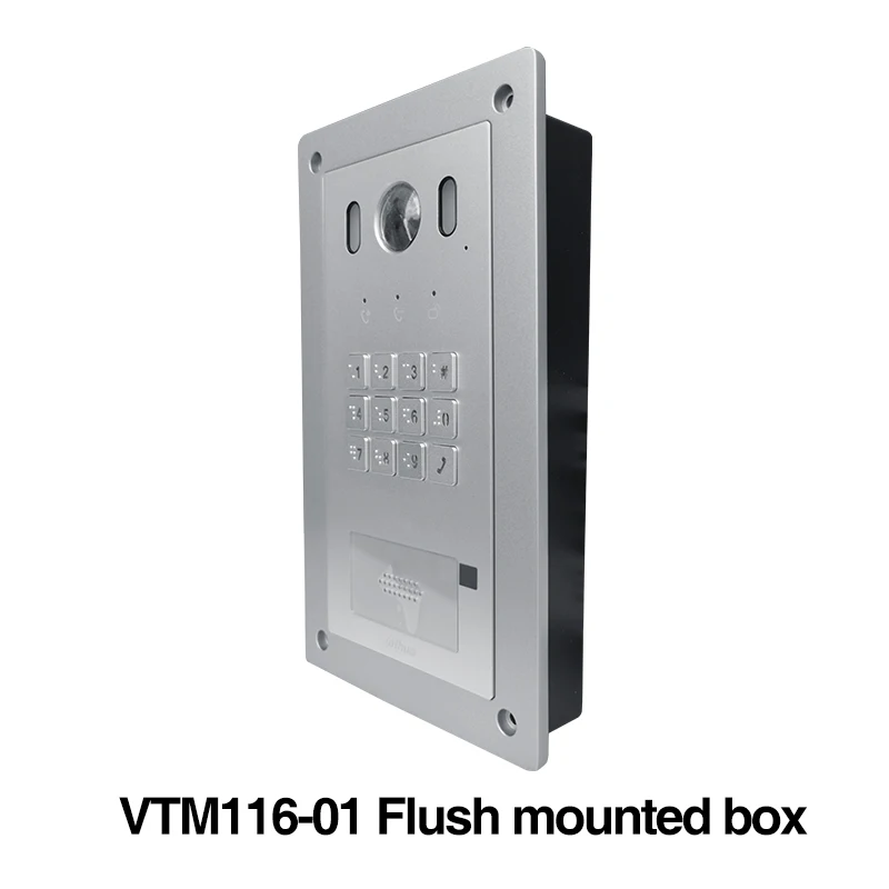 Dahua Original Video Intercom Mounting Accessories VTM08R Rain Cover VTM116-01+Flush mounted box For VTO3221E-P VTO6221E-P