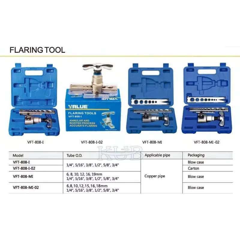 808-MI Flaring Tool Set for Refrigerator