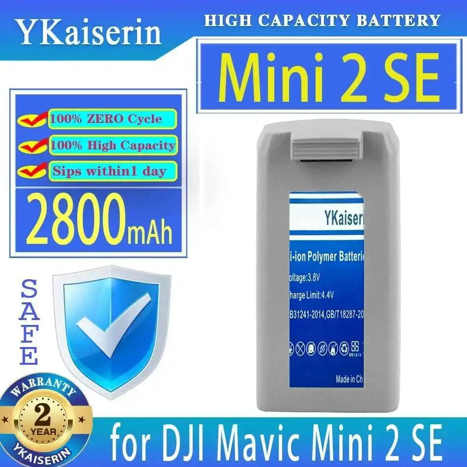 

Drone Battery For Dji Mavic Mini 2 SE Premium Replacement 2800 Mah