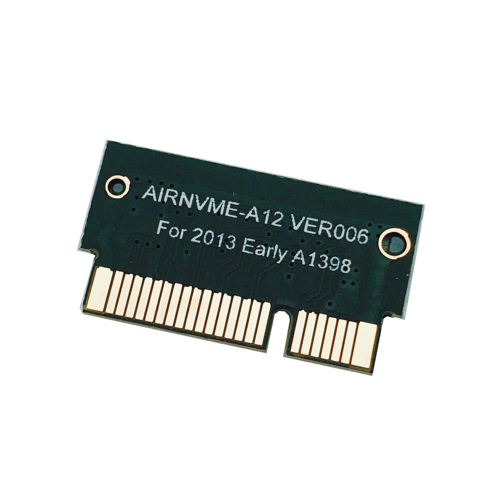 50 sztuk NVME SSD Adapter dla MacBook Pro na początku 2013 r A1398 dla Macbook Pro 2012 A1425 A1398 MC975 MC976 MD212 MD213 ME662 ME664/665