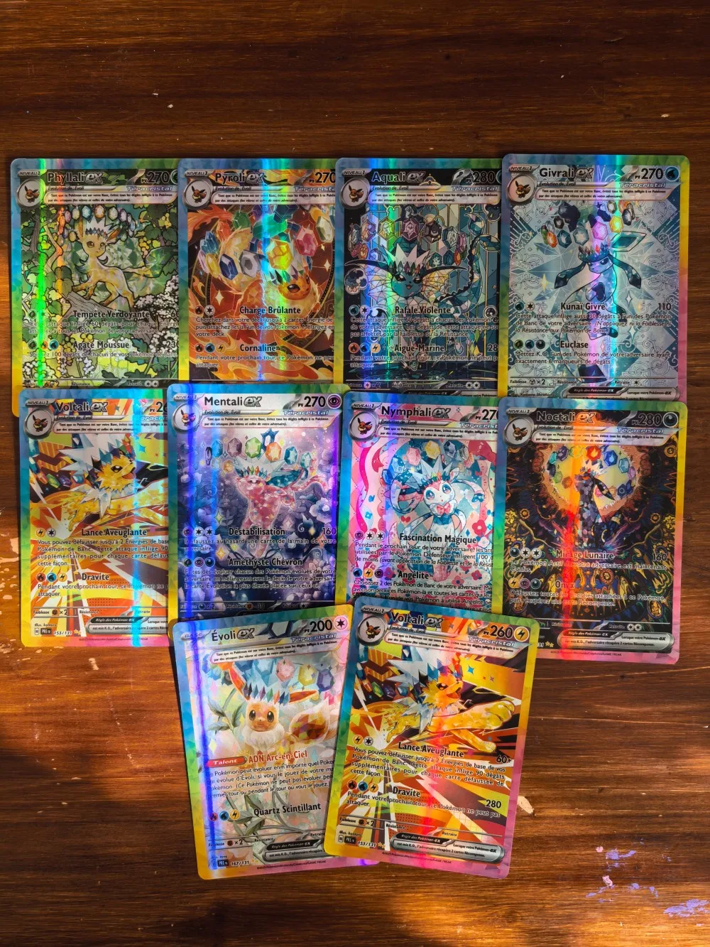 180 قطعة بطاقات البوكيمون اللامعة PTCG بالرسائل الفرنسية Charizard Arceus Vstar Vmax GX MEGA للأطفال هدية لعبة جمع بطاقة قوس قزح #2