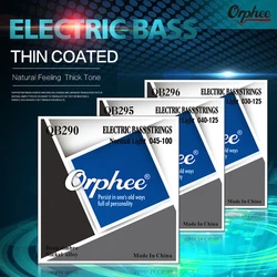 Orphee Bass Guitar Strings QB Series Normal Light Nickel Alloy Hexagonal Core Nano Coated Electric Bass Strings Bass Accessories