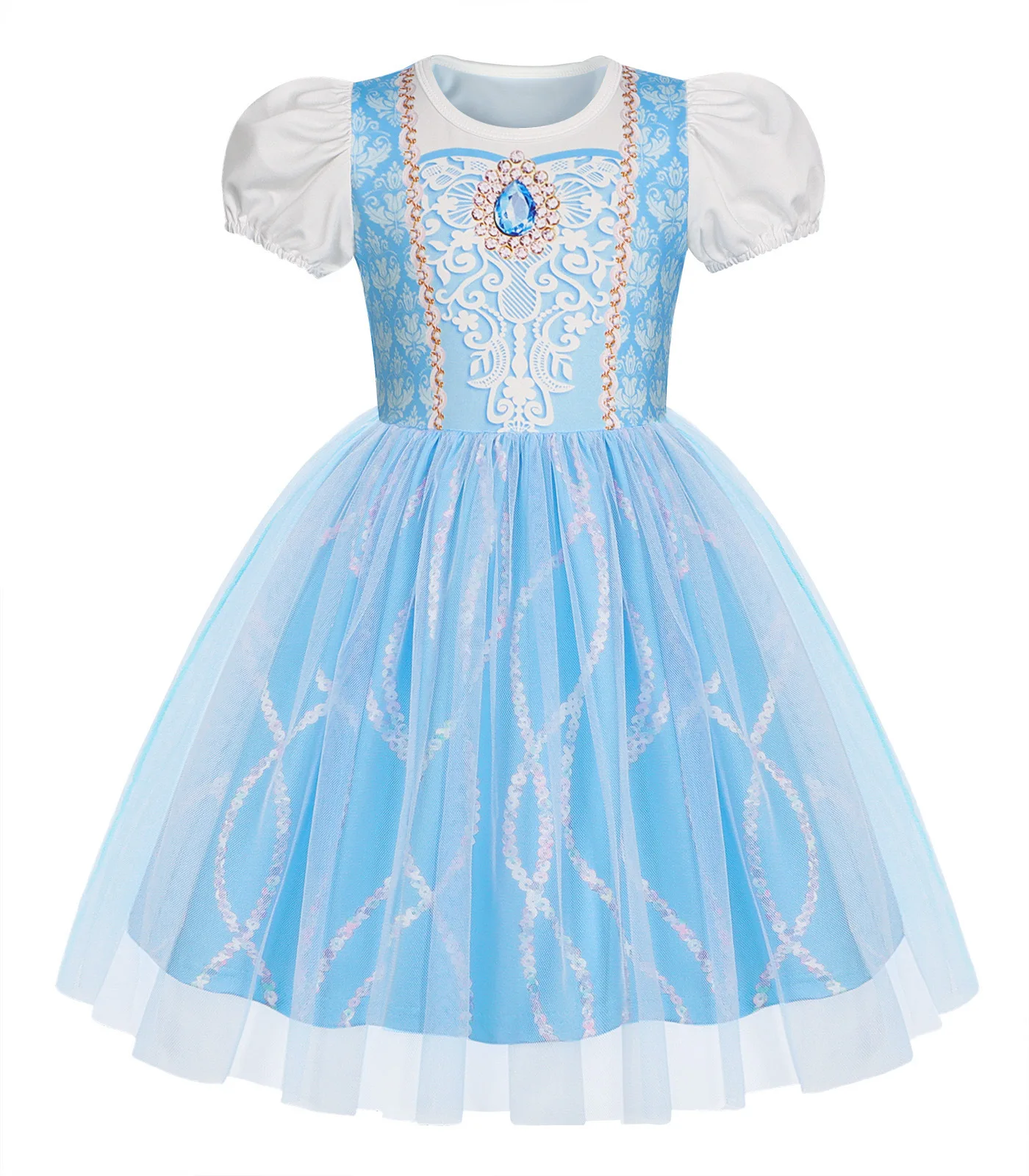 2026 Disney New Cinderella Blue Cute Short Sleeve Princess Breathable Dress Summer Girl Cosplay Cinderella Beach Party Dress Set - AliExpress 1501 2026 Disney New Cinderella Blue Cute Short Sleeve Princess Breathable Dress Summer Girl Cosplay Cinderella Beach Party Dress Set - AliExpress 1501