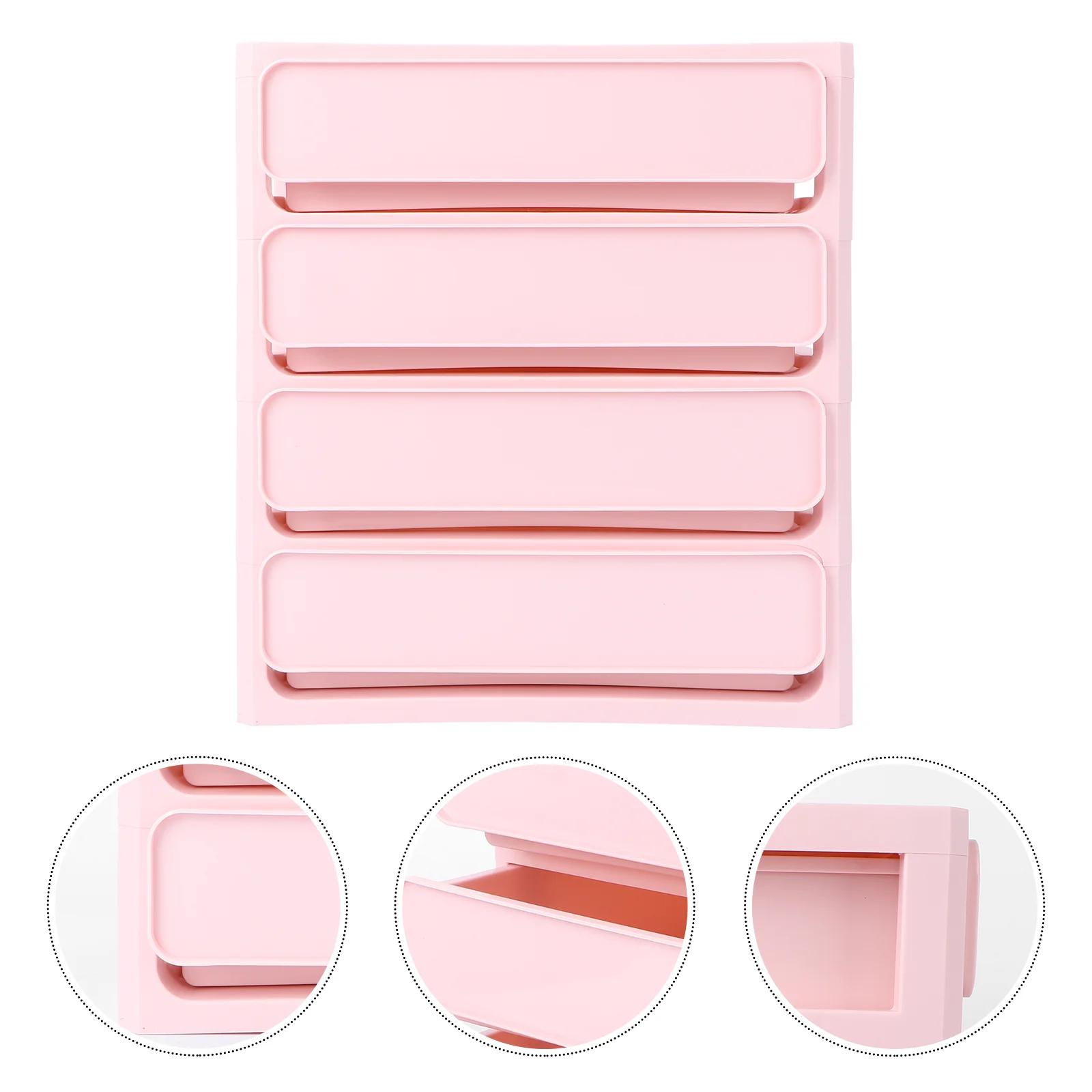 Pearlescent Storage Box Office Desktop Unit Pp Mini Drawers for Container